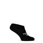 Reebok UNISEX Active Foundation NO SHOW SOCKS, black, M