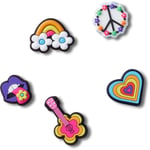 Crocs Unisex's Groovy Baby 5 Pack Shoe Charms, Multicolor, One Size