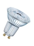 Osram LED-lamppu LED SUPERSTAR PAR16 50, kulmalla 36 °, teho 4,5 W ja värilämpötila on 4000 K himmennettävä. GU10
