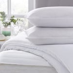 Silentnight Anti Allergy Bed Bundle - x2 Pillows, 10.5 Tog Duvet & Mattress Topper, Single