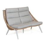 Olivia loveseat Cream/Natur twist/beige allväder