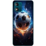 Motorola Moto E13 Transparent Mobilskal Flygande boll