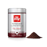 illy Coffee, Intenso Ground Coffee, Dark Roast, 100% Arabica Coffee, 250g