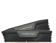 CORSAIR Vengeance DDR5 RAM 64GB (2x32GB) 6000MHz CL38 Mémoire Informatique Compatible Intel XMP iCUE - Noir (CMK64GX5M2B6000C38)