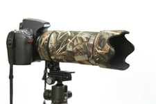 Rolanpro Objektivskydd för Nikon AF-S 70-200mm F2.8E FL ED VR | Kamoflagefärgad | Skyddar objektivet