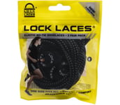 Lock Laces 2 pack Dam BLACK ONESIZE