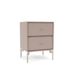 Montana - Drift Drawer Module - Mushroom / Mushroom Legs - Sängbord - Peter J. Lassen - Beige - MDF