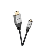 celexon HDMI till Micro HDMI Kabel med Ethernet - 2.0a/b 4K 2,0m - Professional Line