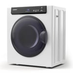 1400W Electric Clothes Dryer 4KG Compact Dryer Laundry Dryer w/ 3 Heating Option