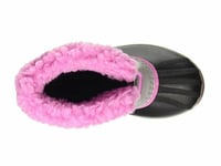 Sorel Childrens Yoot Pac Nylon *size EU25 UK7* grey & pink WATERPROOF snow boots