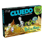Winning Moves Rick and Morty Cluedo Mystery Board Game, Join Rick, Morty, Jerry, Beth and Mr Poopybutthole to retrieve Rick's portal gun plans, become a real detective, gift for players aged 17 plus