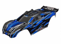 Traxxas 6785-BLUE Kaross Rustler 4x4 VXL Blå Clipless