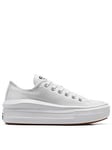 Converse Womens Move Ox Trainers - White, White, Size 7, Women