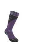 Bridgedale Women's Midweight Plus Ski-Merino Endurance Socks, Dark Purple, M