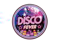 Disco Fever Papperstallrikar, 23 Cm