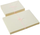 Papermania 5 x 7 Cartes/Enveloppes (50PK 300Gsm) - Crème