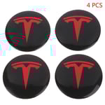 4 st hjulnavkapsel-kit för Tesla Model 3 Y Tesla Accesso Red