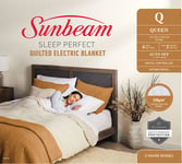 Sunbeam Sleep Perfect Quilted Electric Blanket - Queen