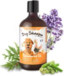 Dhohoo Shampooing pour Chien Après-shampoing pour Allergies/Démangeaisons avec de l'huile Essentielle/Ingrédients Naturels 473 ML