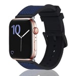Sichen 2020 Newest Compatible for Apple Watch Strap 38mm 40mm,42mm 44mm, Top Nylon and Rubber Hybrid Band Strap Compatible with iWatch Series 6/5/4/3/2/1