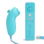 Pack Manette sans fil et Nunchuk pour Wii U Bleu