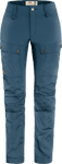 Fjällräven Women's Keb Trousers Curved 34 Long, Indigo Blue Long female