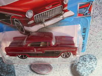 H2020  1955 CHEVY red Hot wheels 2022 020/250 CaseEF 2nd Colour