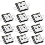 10PCS 12-pin Replacement Type C Charging Port Double For Nintendo Switch Console