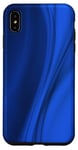 Coque pour iPhone XS Max Beau design de vagues en couleur bleue