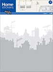 Draeger Paris - Sticker Fenêtre des Toits De Paris en Polypropylène - 49x69 cm