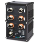 PLANET IGS-604HPT-M12 network switch Managed L2+ Power over Ethernet (PoE) Black