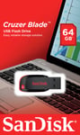 SanDisk Cruzer Blade USB 2.0 Flash Drive - 64GB