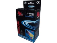 Uprint Uprint Kompatibelt Bläck/Bläck Med C13t128, 1Xsvart/1Xcyan/1Xmagenta/1Xygul, 4X10ml, E-128 Pack, För Epson Stylus S22, Sx125, 420W