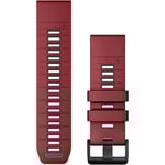 Klockarmband Garmin QuickFit 26 Silikon Marsala/Graphite