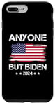 Coque pour iPhone 7 Plus/8 Plus Anyone But Biden 2024 Campagne présidentielle amusante Anti Biden