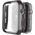 Skärmskydd Apple Watch 4/5/6 (44 mm) Apple Watch SE (44 mm) härdat glas Svart