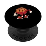 Ballon de basket-ball amusant pour garçons, hommes, femmes, joueurs de sport PopSockets PopGrip Interchangeable