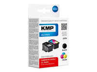 KMP MULTIPACK C97V - Pack de 2 - à rendement élevé - noir, couleur (cyan, magenta, jaune) - compatible - cartouche d'encre - pour Canon PIXMA TR4551, TR4650, TR4651, TS3350, TS3351, TS3352, TS3355, TS3450, TS3451, TS3452