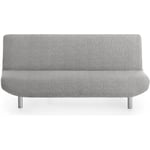 ECOMMERC3 Housse de canapé lit 3 Places clic-clac bi-élastique - Housse de canapé Gris Clair Protecteur Super élastique pour canapés clic-clac, Livre et futon