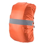55-65L Waterproof Backpack Rain Cover with Reflective Strap L Orange