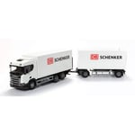 Scania lastbil med släp skala 1:25