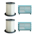 Set av hepafilter för Philips Fc8732 Fc8734 Fc8736 Fc8738 Vakuum