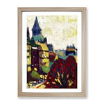 St. Germain Des Pres By Henry Lyman Sayen Classic Painting Framed Wall Art Print, Ready to Hang Picture for Living Room Bedroom Home Office Décor, Oak A3 (34 x 46 cm)