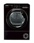 Hoover HLEC8LGB-80 Freestanding Condenser Tumble Dryer, Sensor Dry, 8 kg Load, Black