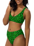 Green Leopard Bikini