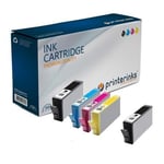 Compatible Multipack HP PhotoSmart Wireless B110D Printer Ink Cartridges (5 Pack) -N9J74AE