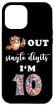 iPhone 14 Plus Peace Owl Out Single Digits I'm 10 Years Old 10th Birthday Case