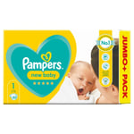 Pampers Baby Nappies Size 1 (2-5 kg / 4-11 lbs), New Baby, 80 Count