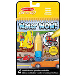 Melissa & Doug Water WOW, Vehicles Magic Painting Book with Water Pen - 15375