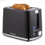 Salter Deco 2-Slice Toaster with Wide Slots 7 Browning Levels 900 W, Black